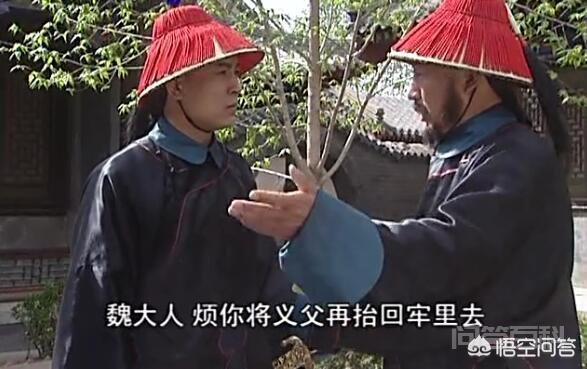 《康熙王朝》中,铁丐伍六一的义父洪家声被孝庄释放,他为何大喊让魏东亭把义父抬回? 与其说释放