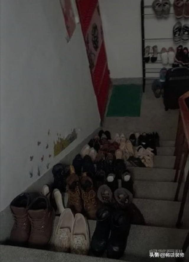 邻居楼道里放鞋柜,鞋,物业管不了,怎么办? 分享装修各种经验和知识
