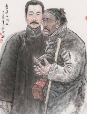 脖子上带着银项圈