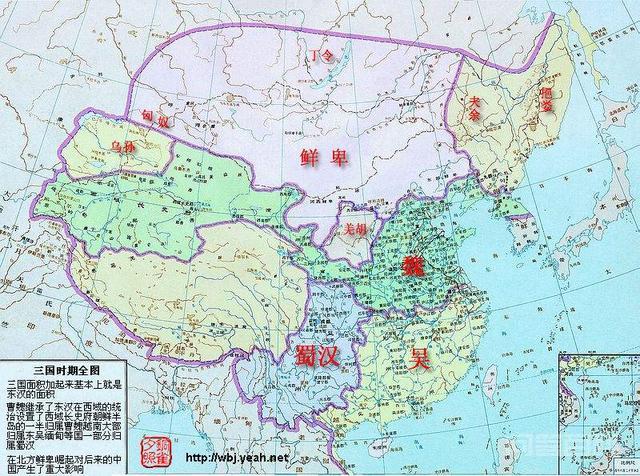 中国历代地图 三国地图