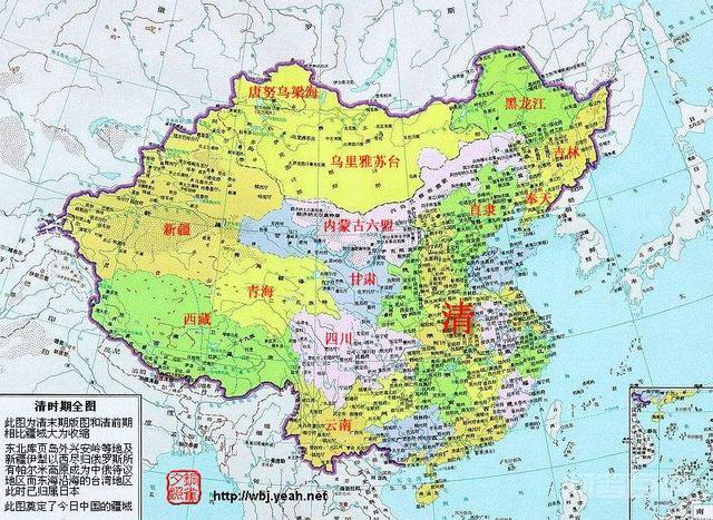 中国历代地图 春秋列国地图
