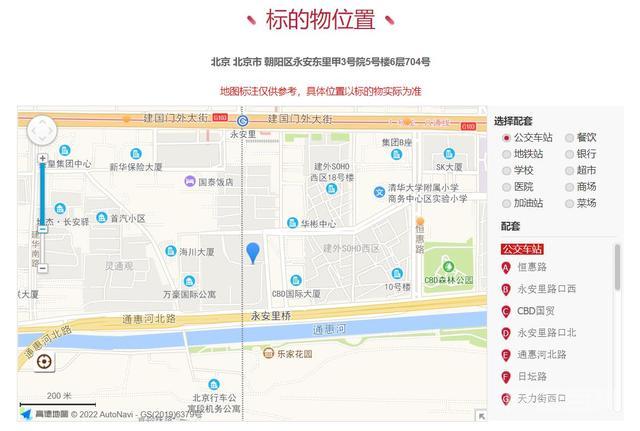 同题参见拍卖标的为北京市朝阳区永安东
