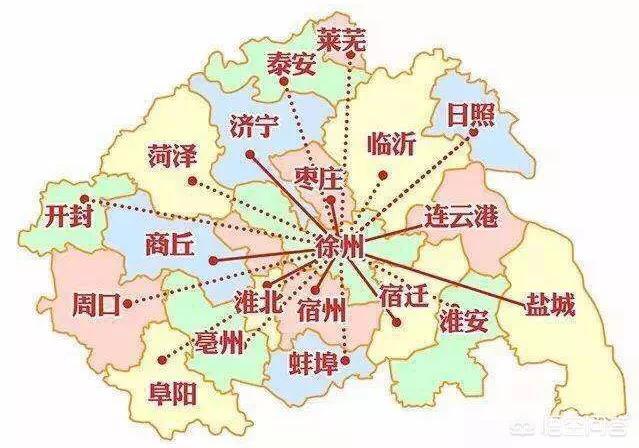 江苏跟山东的交接处是哪里? 并且因为两者经济发展都比较不错