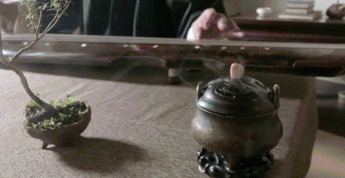 用茶种桃花,春未至,席上已是春光无限 林语堂曾说