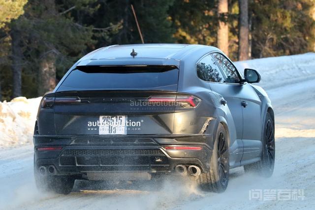 配哑光黑车漆 新款Urus Performante谍照曝光 该车将搭载4.0升双涡轮增压V8发动