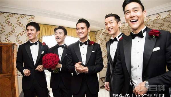 吴奇隆伴郎,张若昀伴郎,黄晓明伴郎,看到他的伴郎:想嫁! 看到他的伴郎