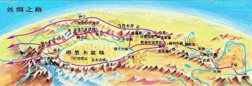 陆上丝绸之路形成于于公元前2世纪与公