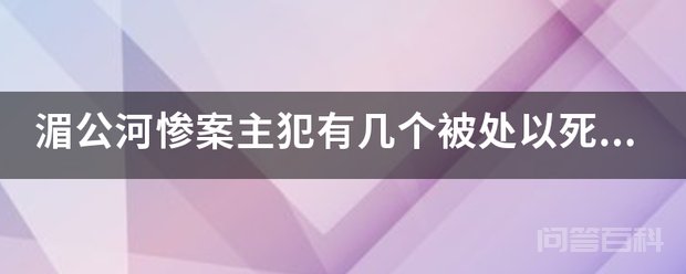 湄公河惨案主犯有四个人被处以死刑