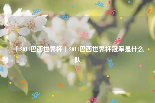「2014巴西世界杯」2014巴西世界杯冠军是开云手机站登录入口最新版下载队 今天我们来聊聊2014巴西世界杯