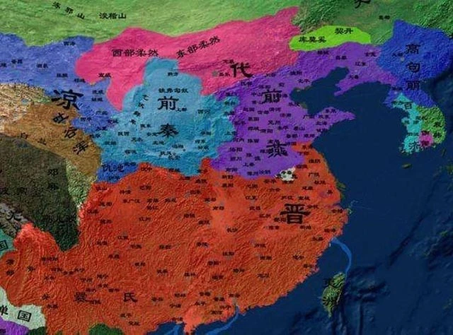 晋朝 316年)与东晋(317年