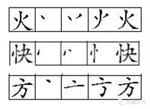 汉字笔顺规则大全,为孩子和自己收藏! 考你三个字:火、快、方,怎么写?