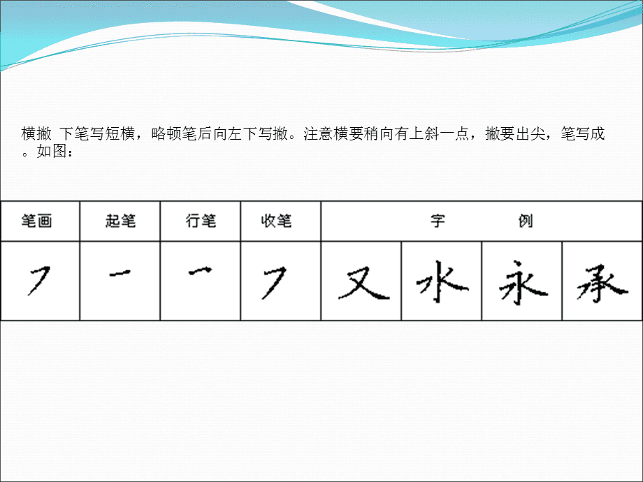 "匕"先写撇