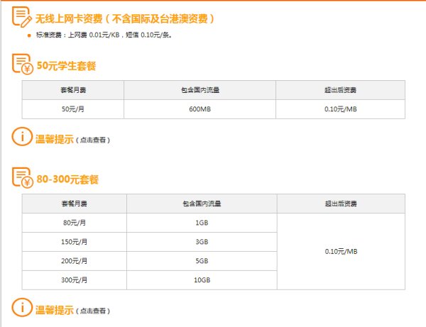 移动无线网卡多少钱一个月 扩展资料