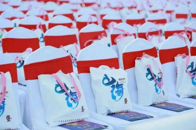 文创袋的图案以“山”“海”为主旋律