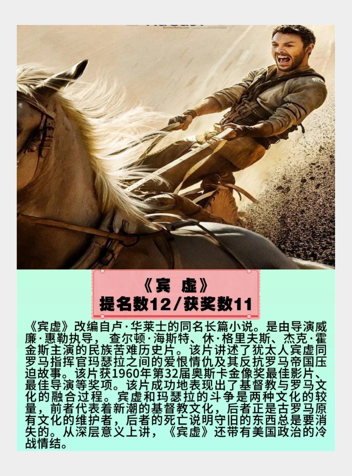 假期必看奥斯卡大片你看过几部呢 提名和获奖如下