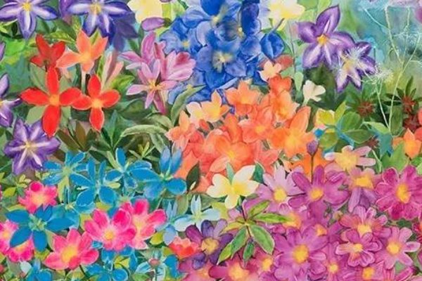 繁花的拼音是fán huā。
