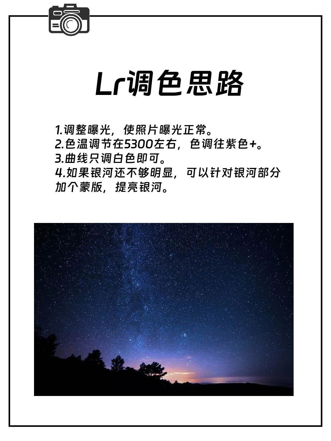 0基础学摄影!如何拍星空|附调色思 镜头最好选择广角