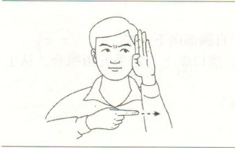 怎么用手语表达“安静”的意思? (1)安静