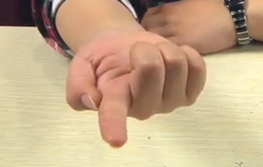 简单的手语动作 同题参见面露舒缓的表情