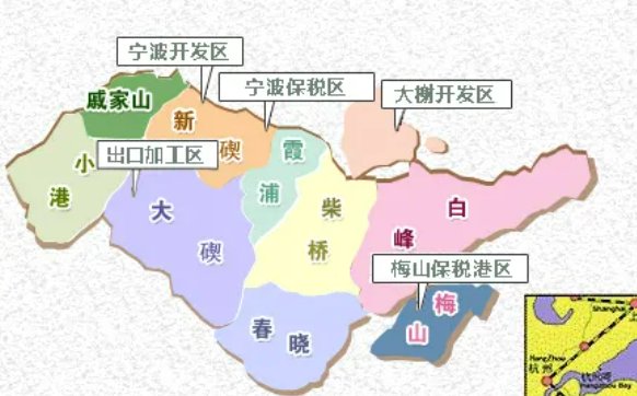北仑区街道划分地图 文章目录