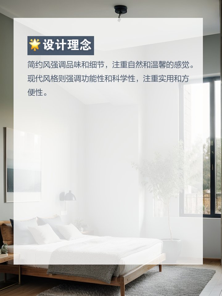 现代简约风格是一种追求简洁